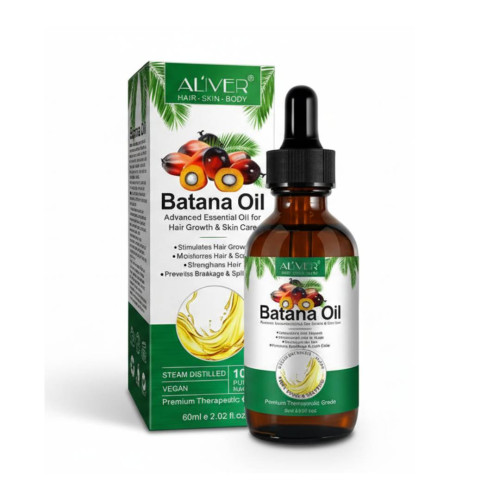 Aliver Batana Oil - Advanced Essential Oil for Hair Growth & Skin Care 60ml